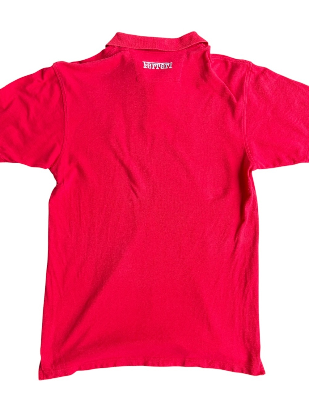 VTG 2000 Y2K Ferrari Official Licensed Red Polo Shirt Size: L - Picture 2 of 9